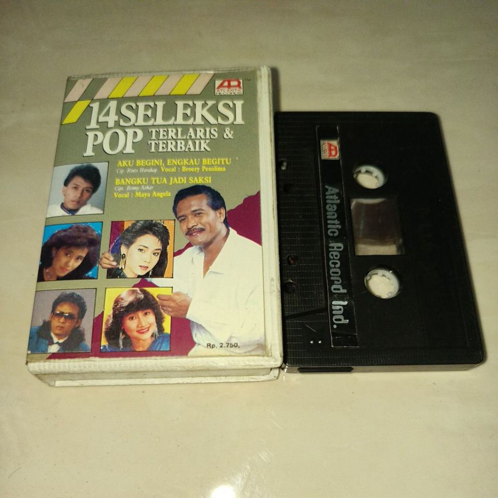 KASET 14 SELEKSI POP TERLARIS VARIOUS ARTIST BROEY NELLA REGAR BROERY