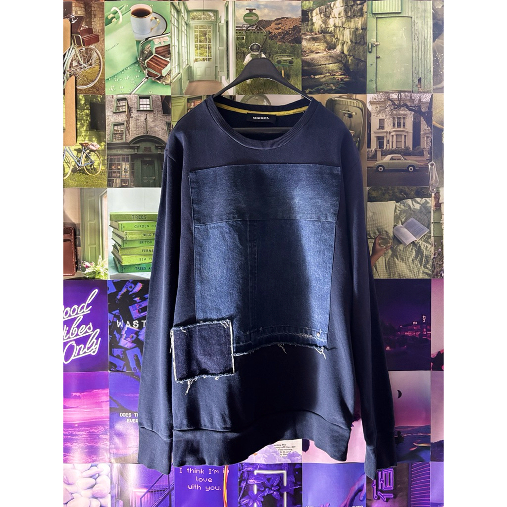 Diesel Essentials Denim Crewneck Preloved