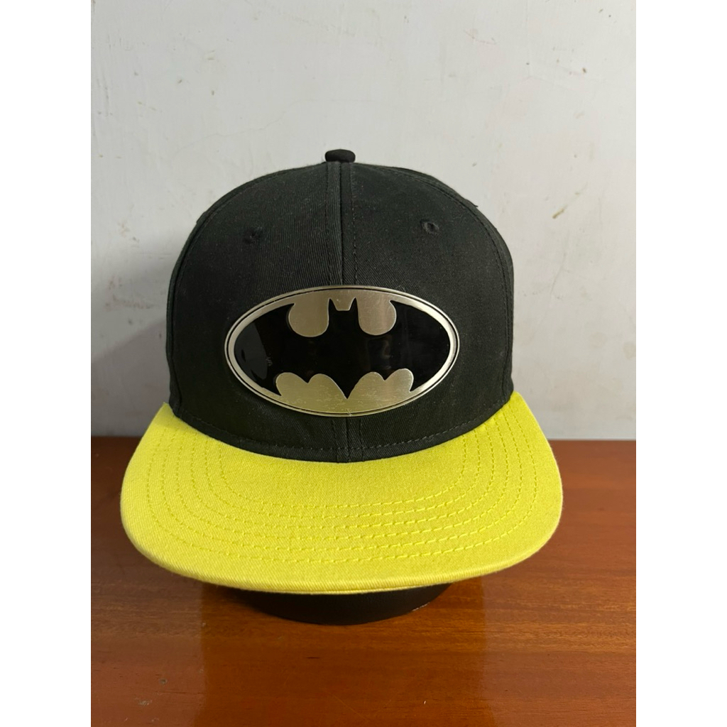 topi batman logo metal/besi original second