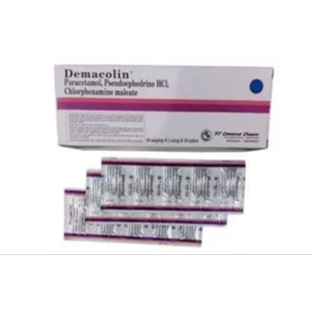 Demacolin tab Kemasan Box