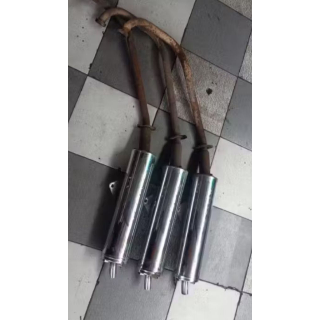 knalpot barong/facelite satria fu original copotan