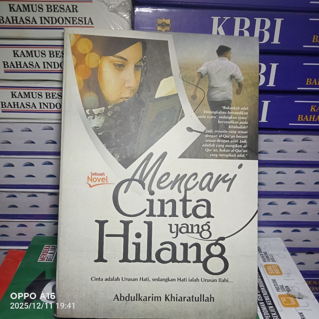 Buku Novel Mencari Cinta Yang Hilang