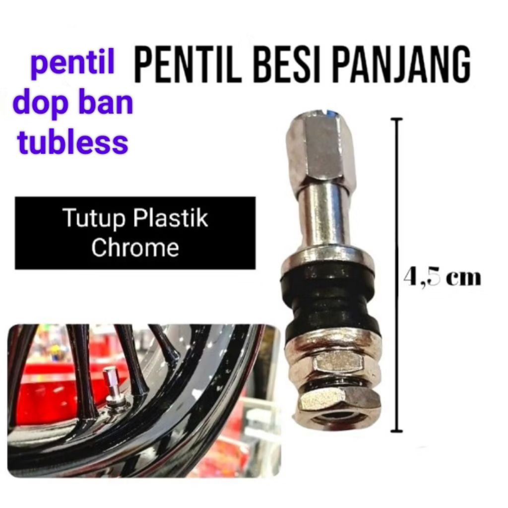 Pentil dop tubless ban motor pentil tubless