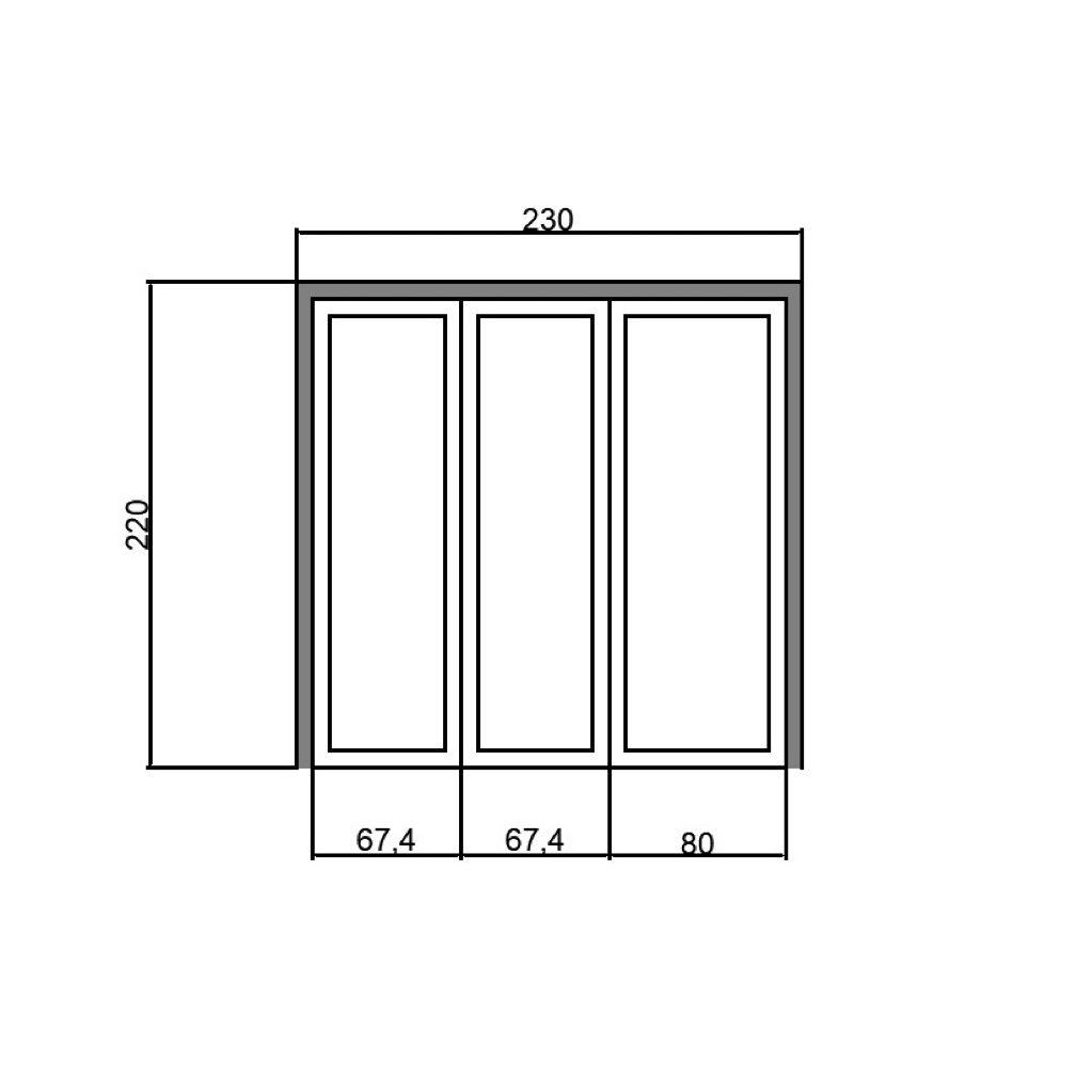 Pintu aluminium Custom