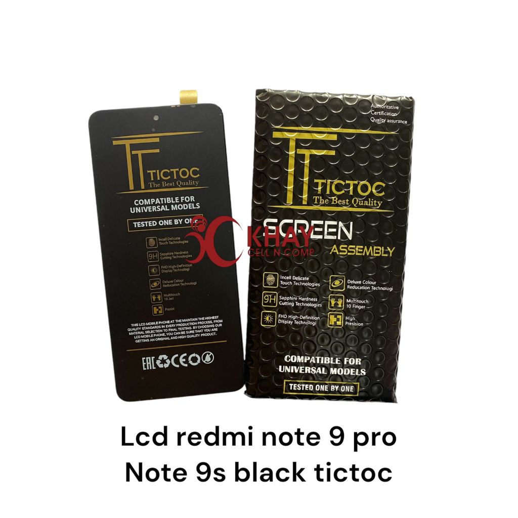 Lcd Xiaomi Redmi Note 9 Pro / Lcd Redmi Note 9 Pro / note 9s Fullset tictoc
