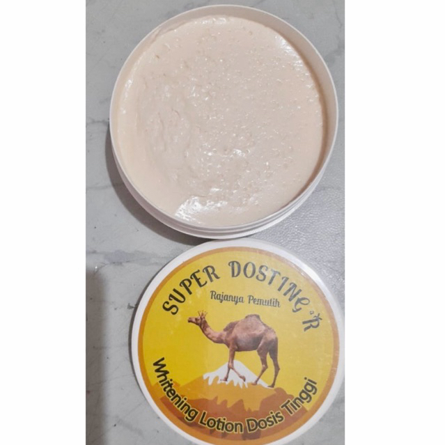 HB lotion Super Dosting Pemutih 250 Gram Dubai