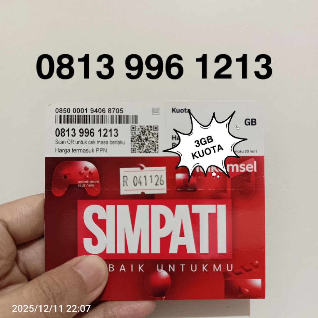 NOMOR CANTIK SIMPATI 11 DIGIT