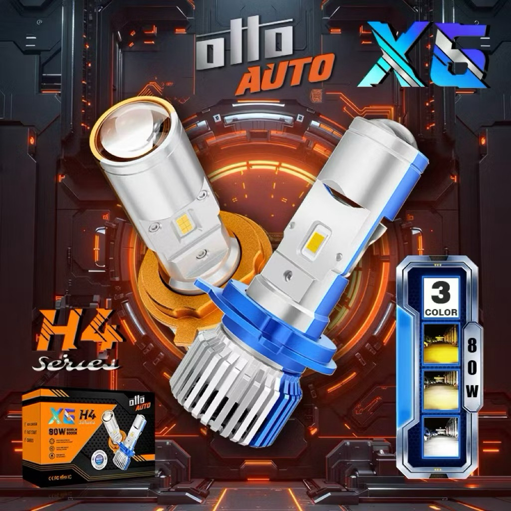 OTTO X6 MINI PROJIE  DOUBLE BEAM SOCKET H4 PNP MOBIL MOTOR