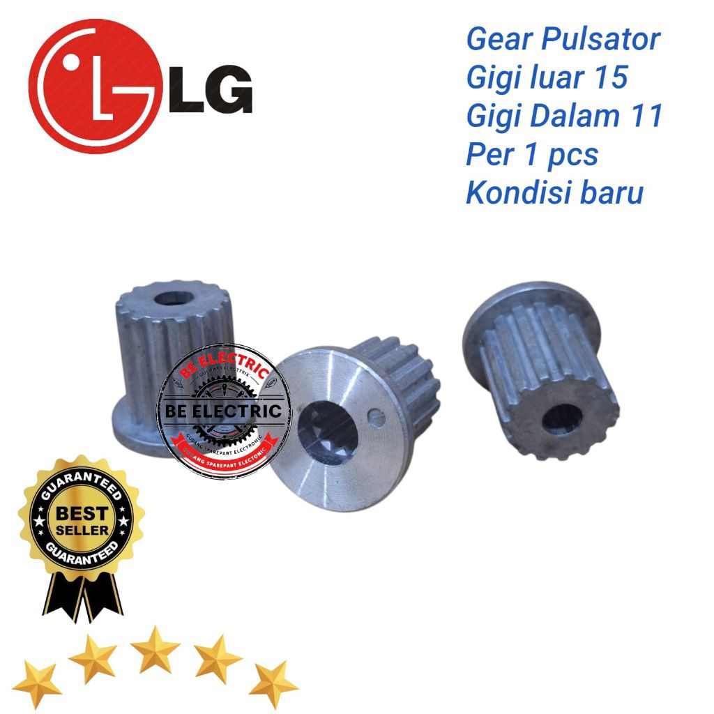 Gear Pulsator / Inti pulsator Mesin cuci Lg Gigi 11 Luar 15 - Inti PULSATOR TOP LOADING