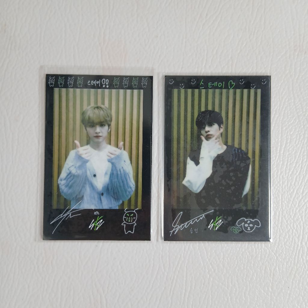 STRAY KIDS SKZ LEE KNOW SEUNGMIN ODDINARY LUCKY DRAW LD POLA POLAROID POB PHOTOCARD