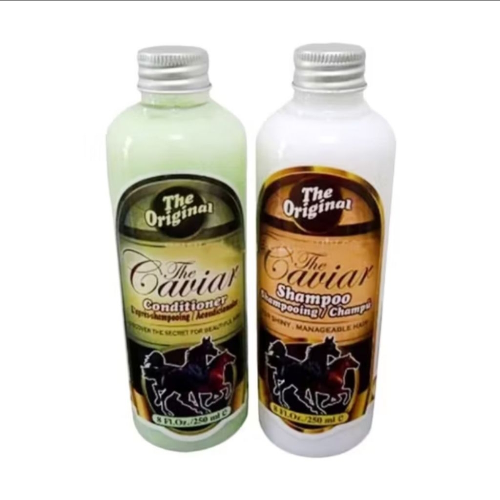 Shampo Sampo Kuda Caviar Pemanjang Rambut Perawatan Penumbuh Penyubur Rambut Botak Rontok Rusak