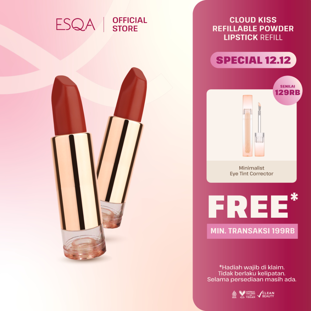 ESQA Refill Cloud Kiss Powder Lipstick