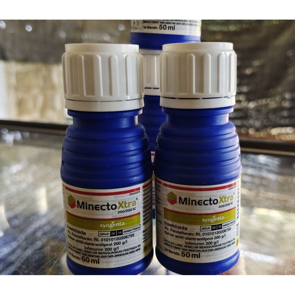 Insektisida MINECTO EXTRA 200/200 SC 50 Ml - Membasmi hama Ulat berBahan Aktif Ganda