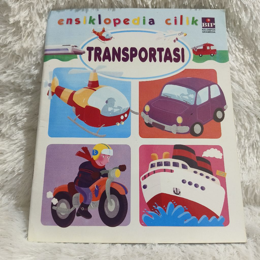 Ensiklopedia Transportasi buku anak