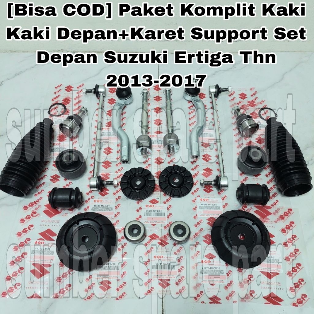[Paket Komplit] Kaki Kaki Depan+Karet Support Set Depan Suzuki Ertiga Thn 2013 Sampai 2017 Ori Japan