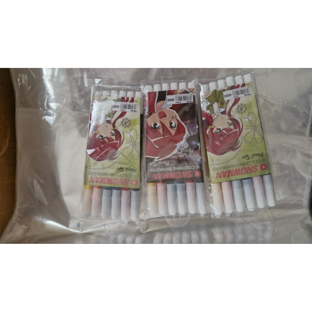 Spidol Snowman isi 6 warna