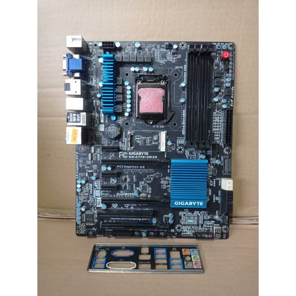 MAINBOARD GIGABYTE GA Z77X UD3H LGA 1155 DDR3 ONBORD VGA HDMI