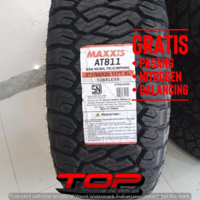 Ban Mobil Merk Maxxis Size 275 55 R20 Ban Maxxis A/T 275 55 R20