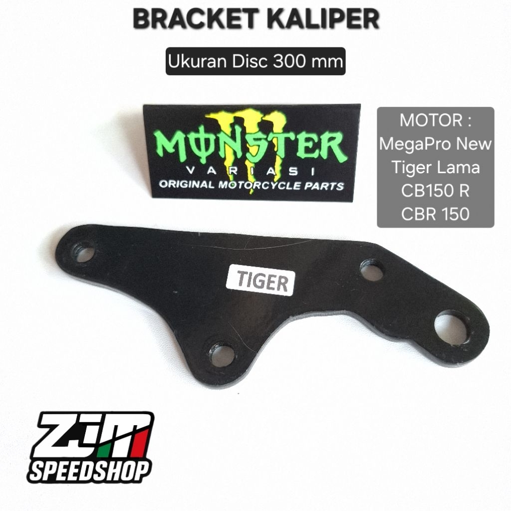 Bracket Breket Dudukan Pangkon Kaliper Depan Standart Tiger MegaPro CBR150 CB150R Verza Pnp Disc Uku