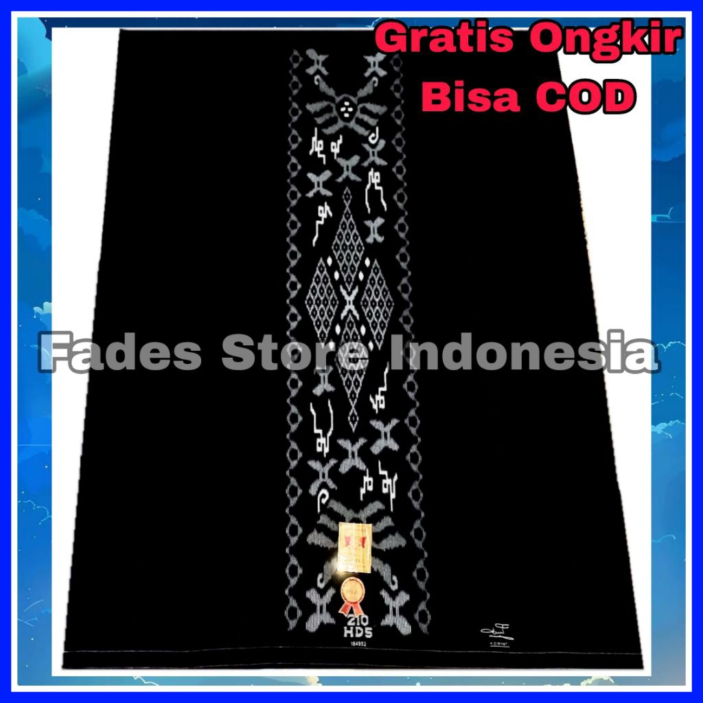 Sarung HDS Hitam Polos
