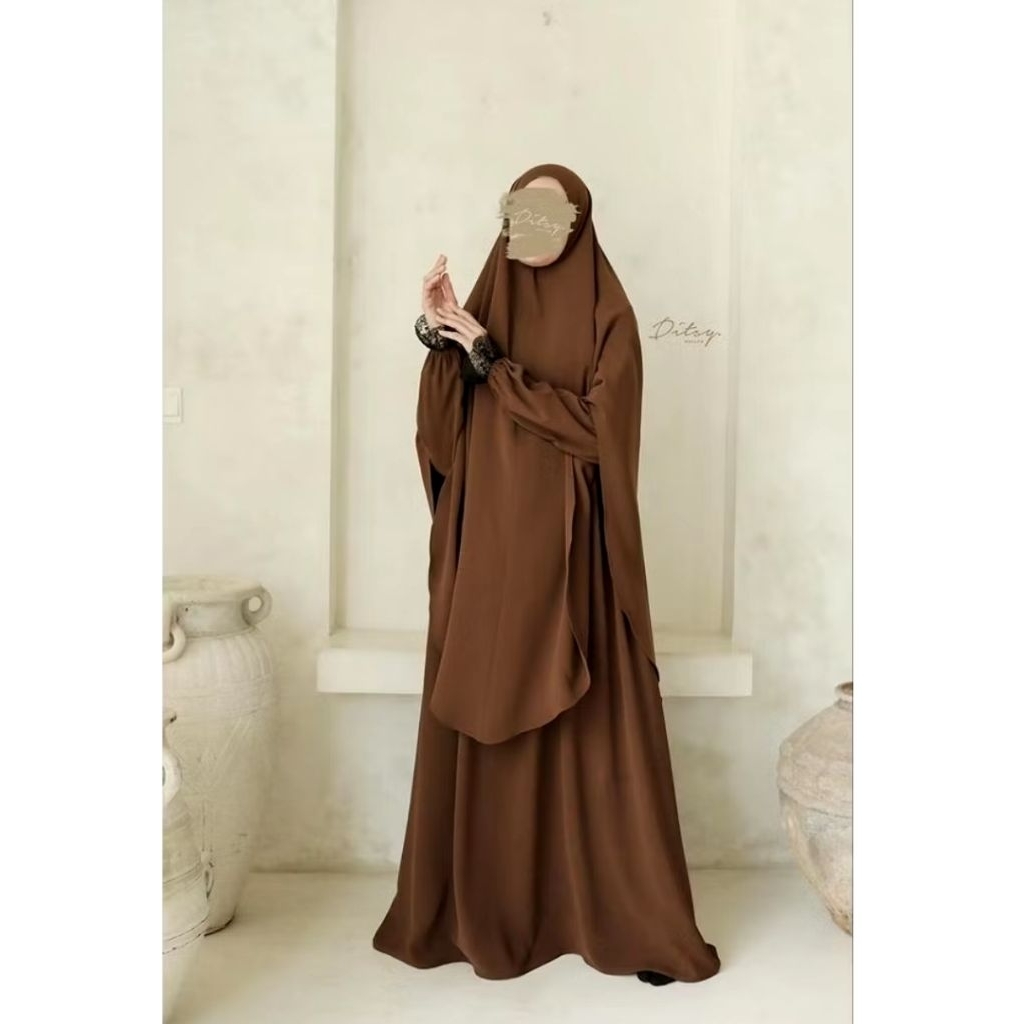 Ditsy moslem Lucille abaya