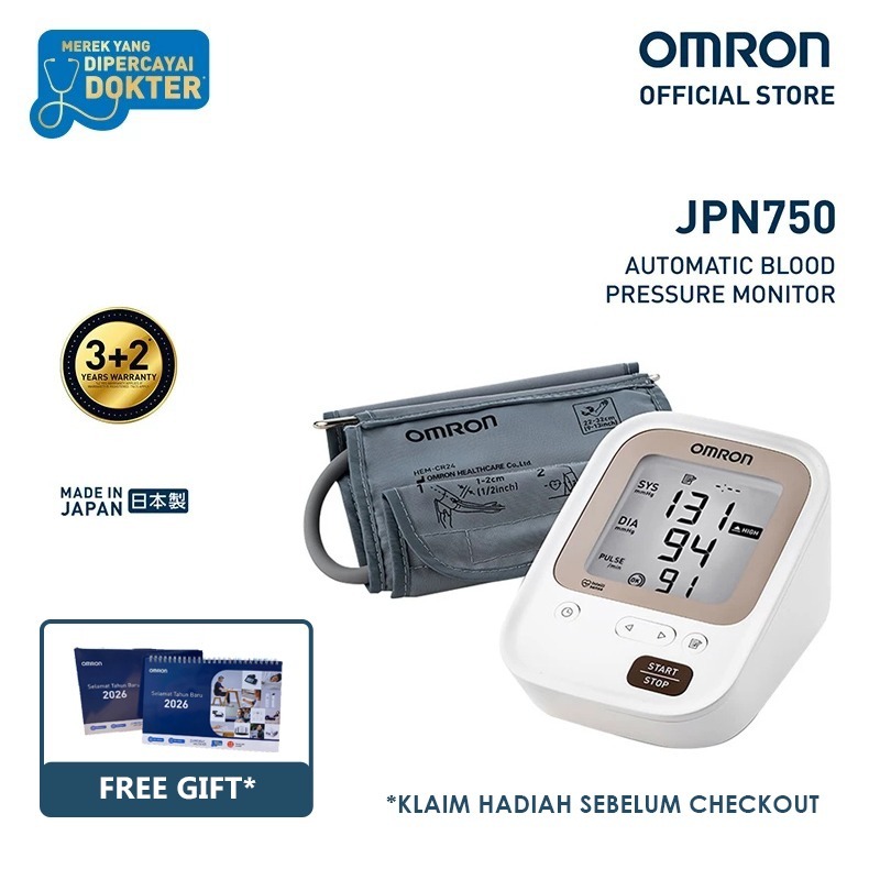 Omron Automatic Blood Pressure Monitor JPN 750 Tensimeter Digital