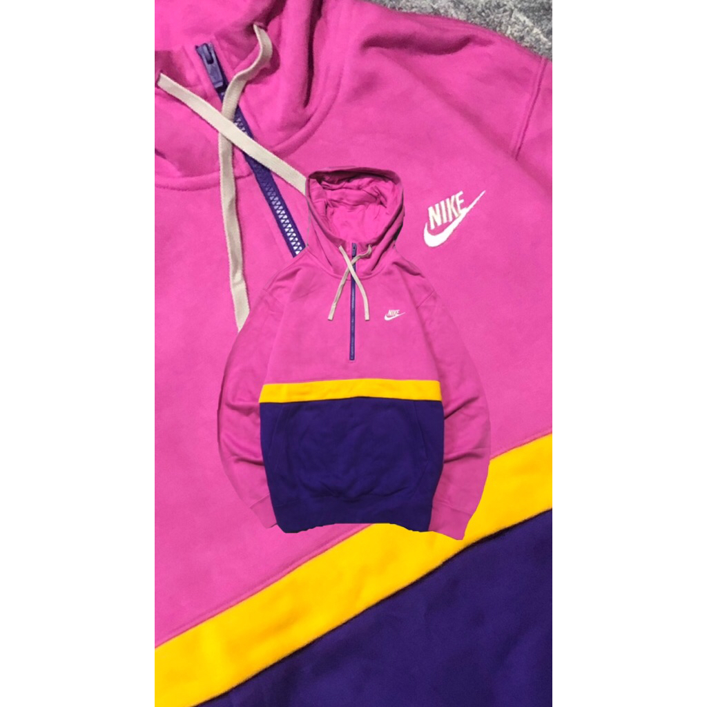 Hoodie 3 Tone Halfzip