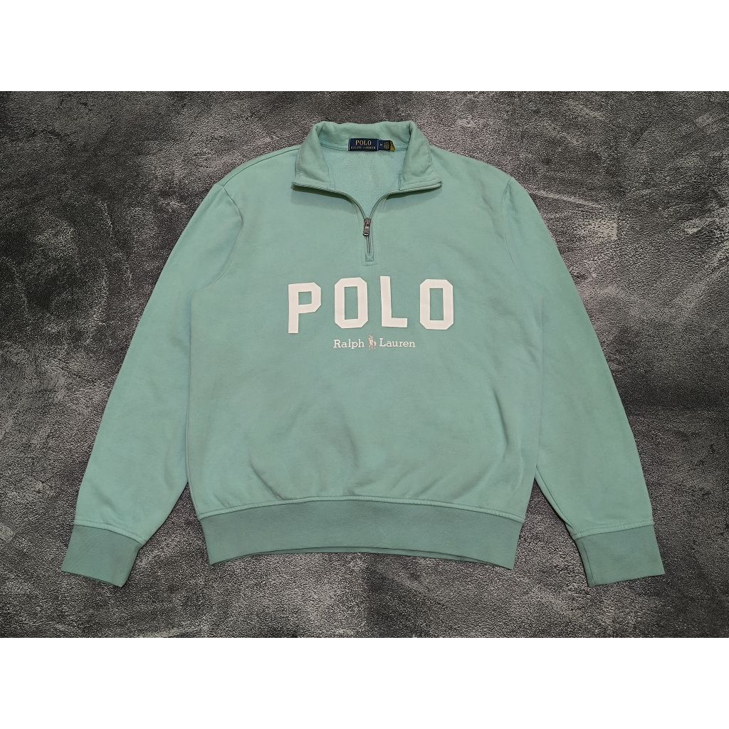 Swearer Quarter Zip Halfzipper Polo Ralph Lauren M fit L