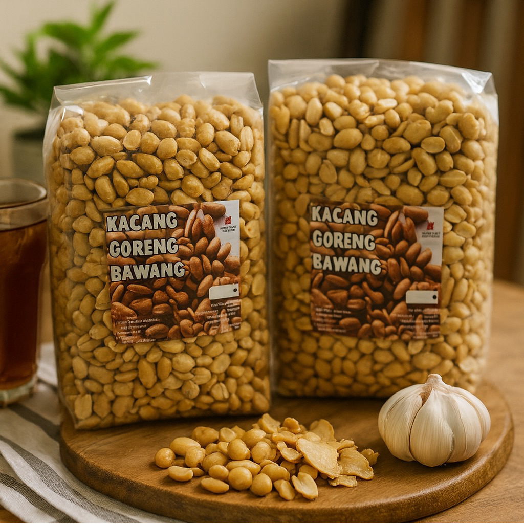 Kacang Goreng Bawang Renyah & Gurih 1 KG