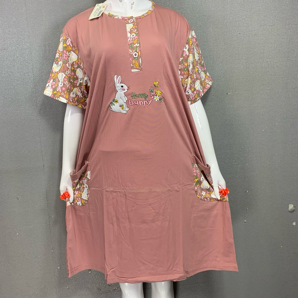 BunnyNighte - LD 120 Jumbo Daster Kaos Lorita | Baju Tidur Lorita