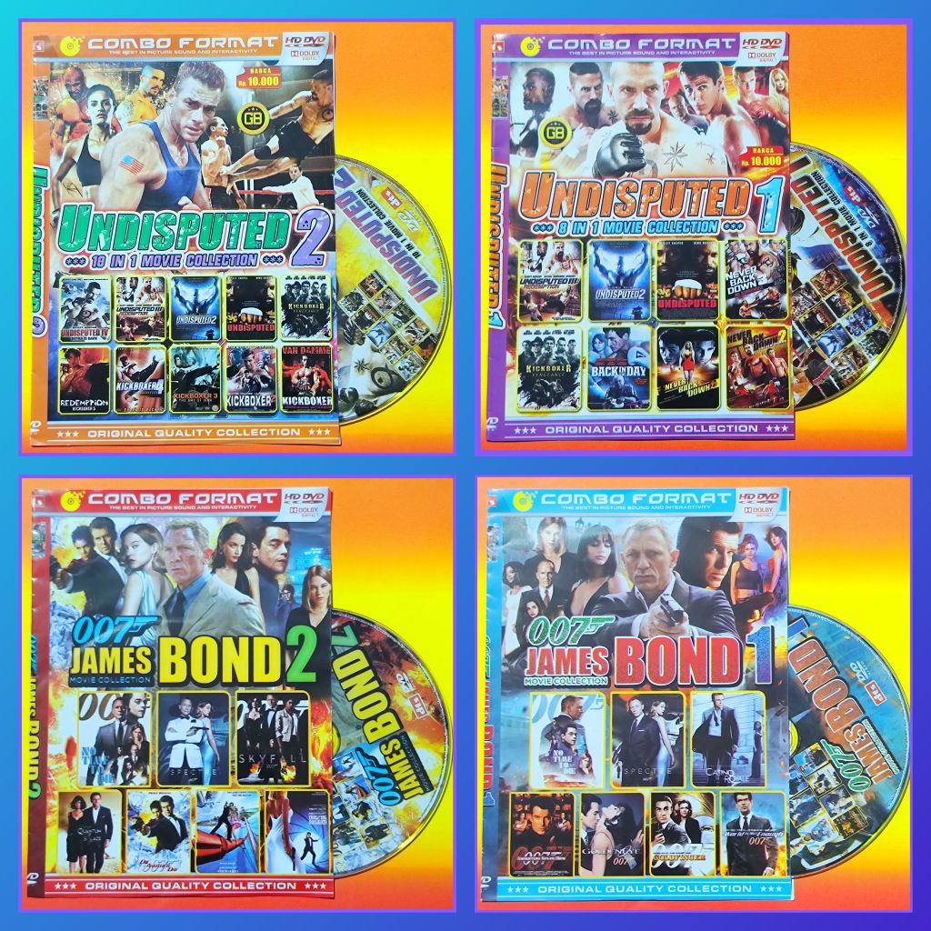 Kaset Film Barat Koleksi Action James Bond - Undisputed Edisi Pilihan Lengkap Teks Indonesia