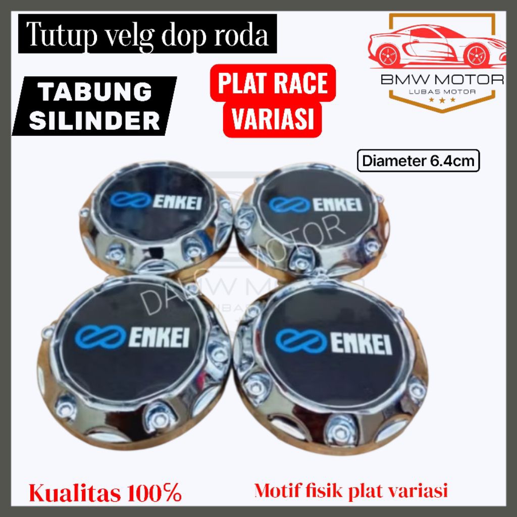 tutup Dop variasi velg recing enkei