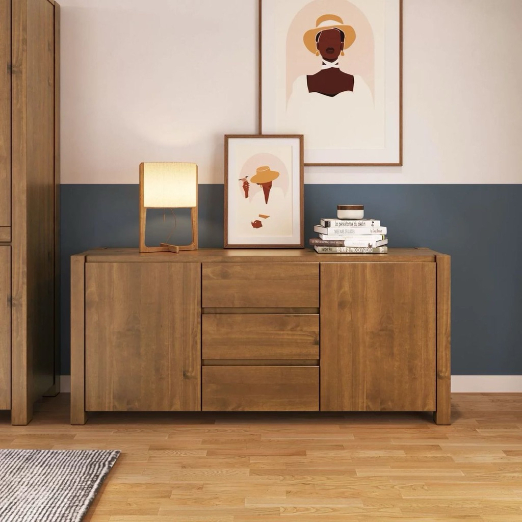 Credenza Bufet Tv Kabinet Kayu Jati Minimalis Klasik Modern Serbaguna