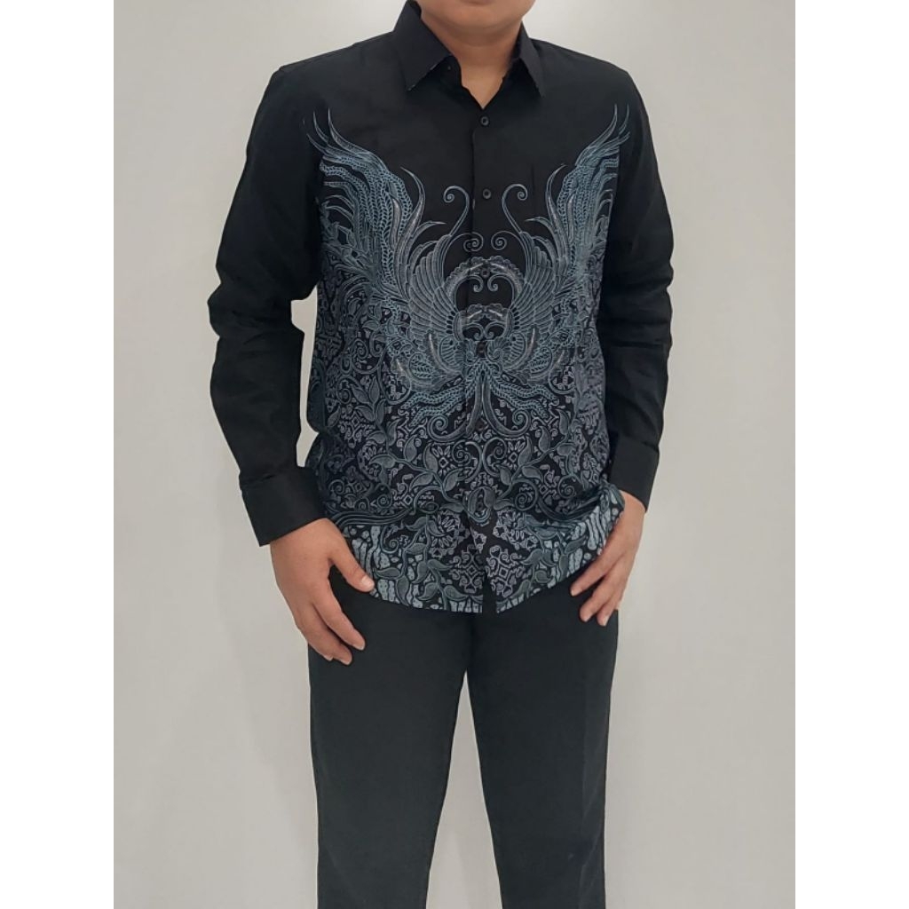 FIRENZE size M- XL KEMEJA PANJANG BATIK PRIA / KEMEJA BATIK COWOK / KEMEJA BATIK INDONESIA /  KEMEJA