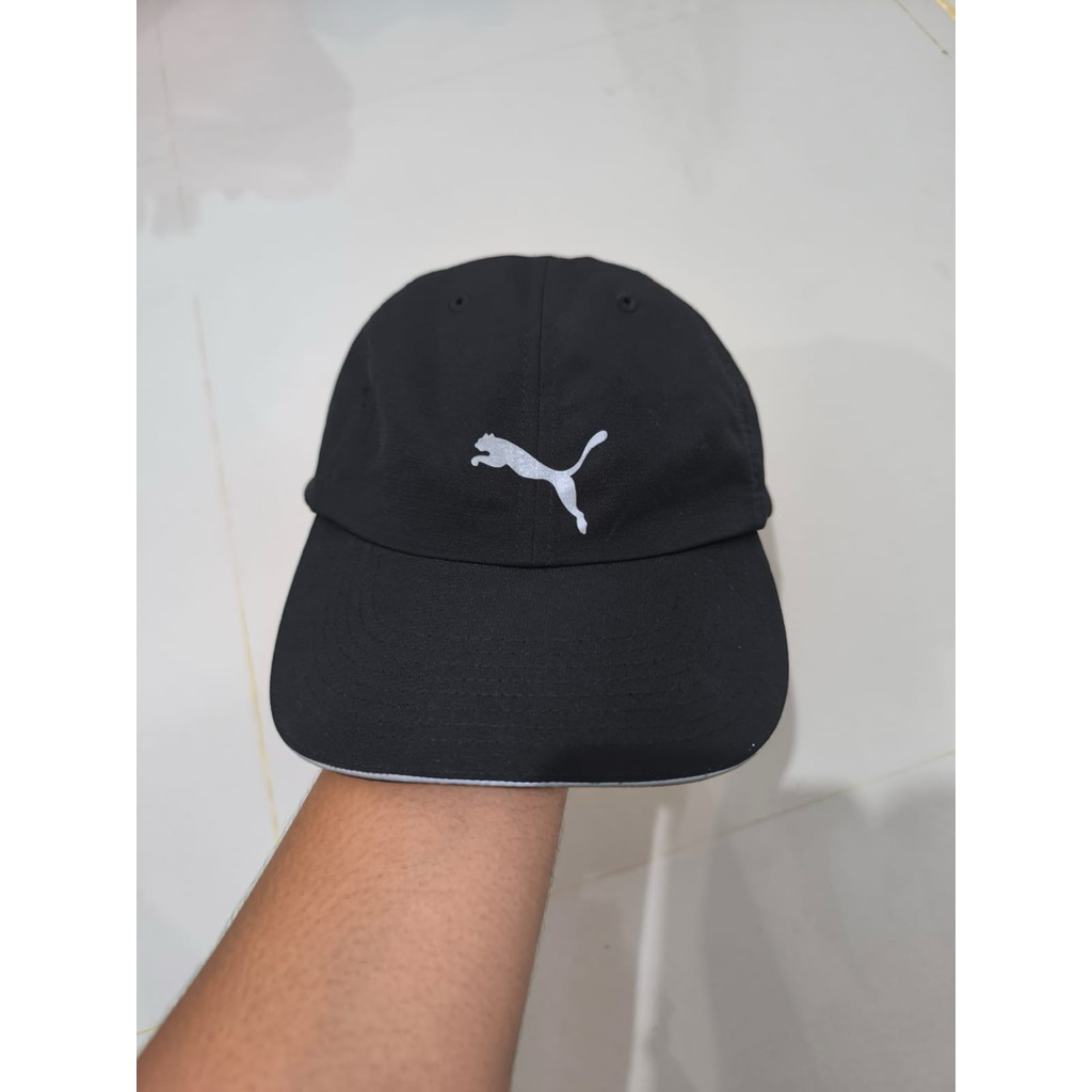 Topi Running Puma Black Original size OSFA