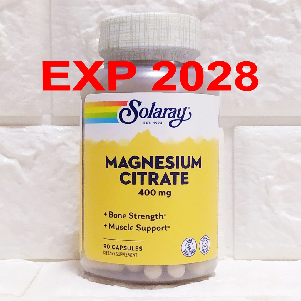 Solaray Magnesium Citrate 400 mg 90 Veg Cap magnesium citrate 400mg