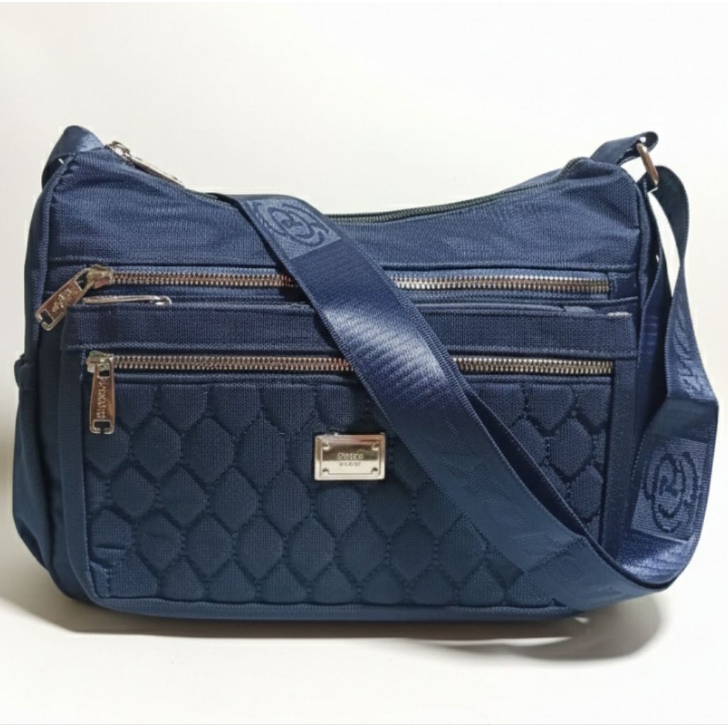 CHIBAO 788-22 kanvas Tas selempang wanita ukuran XL pas untuk ibu ibu pengajian. arisan. kepasar. be