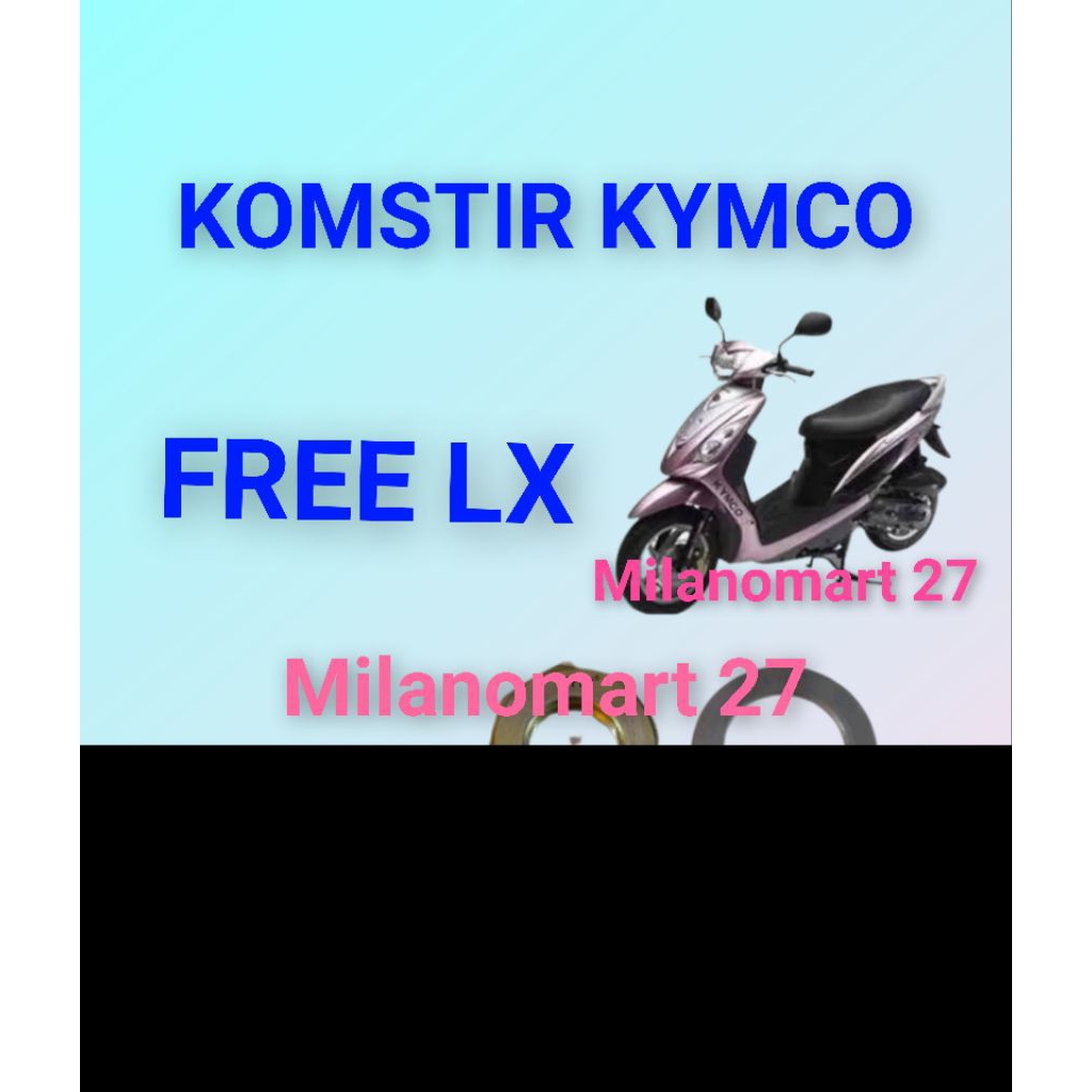 komstir kymco free lx kones headset komfork sepeda motor kymco LX
