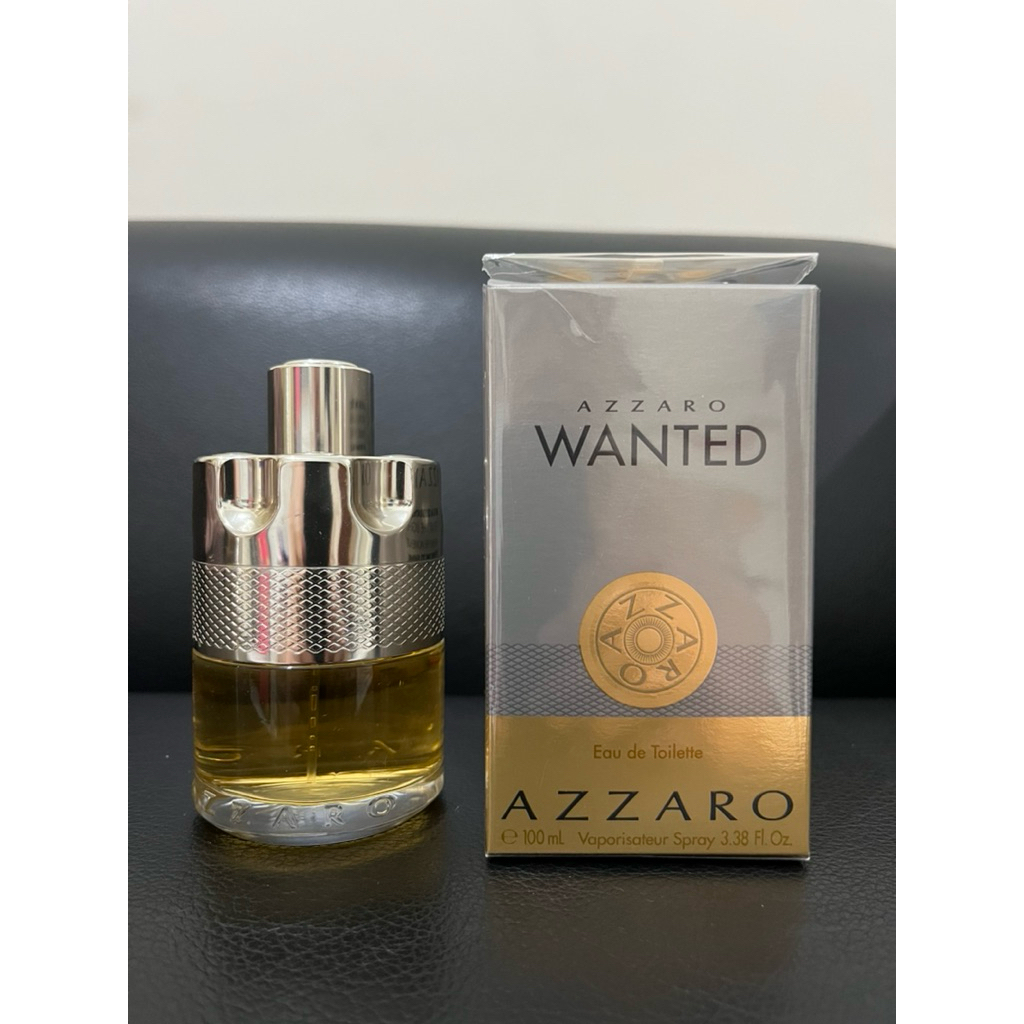 Preloved Parfum Azzaro Wanted EDT Original Kemasan 100ml