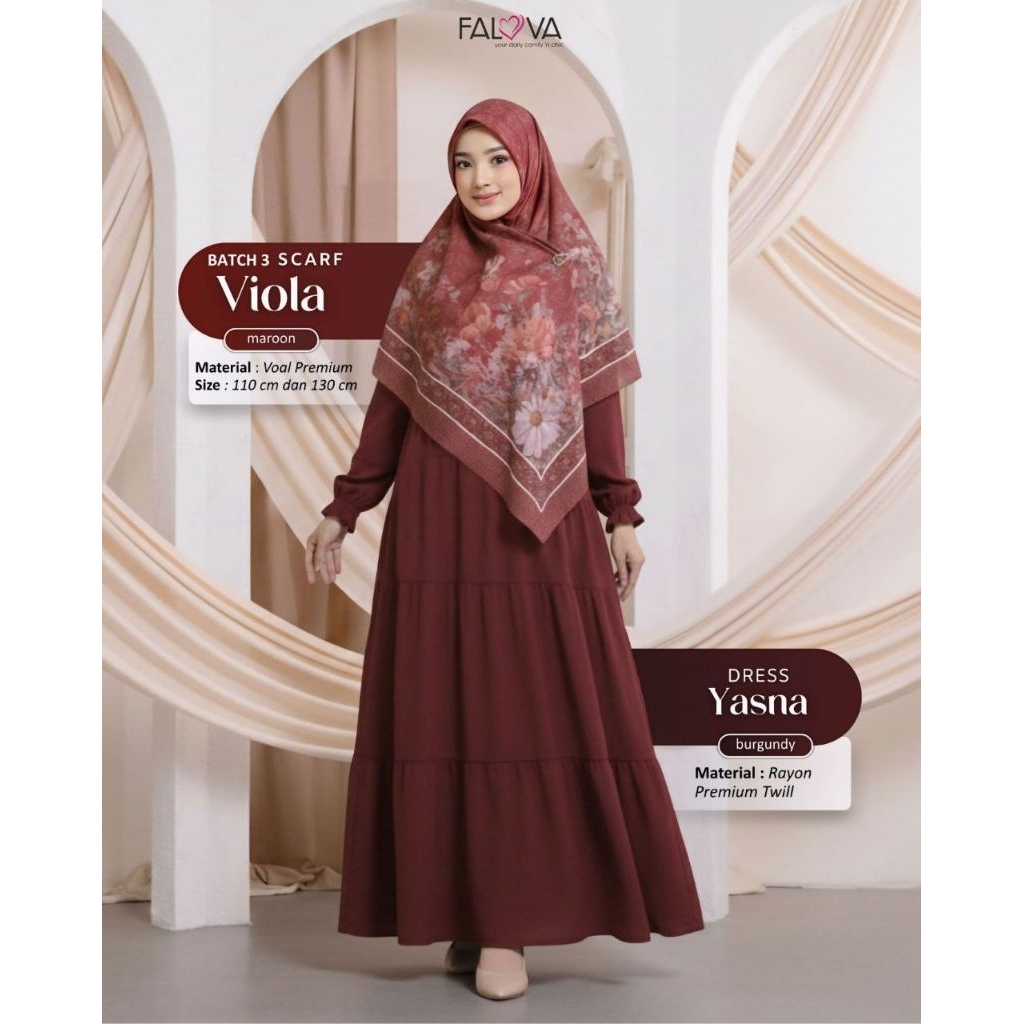 GAMIS RAYON TWILL YASNA BY FALOVA