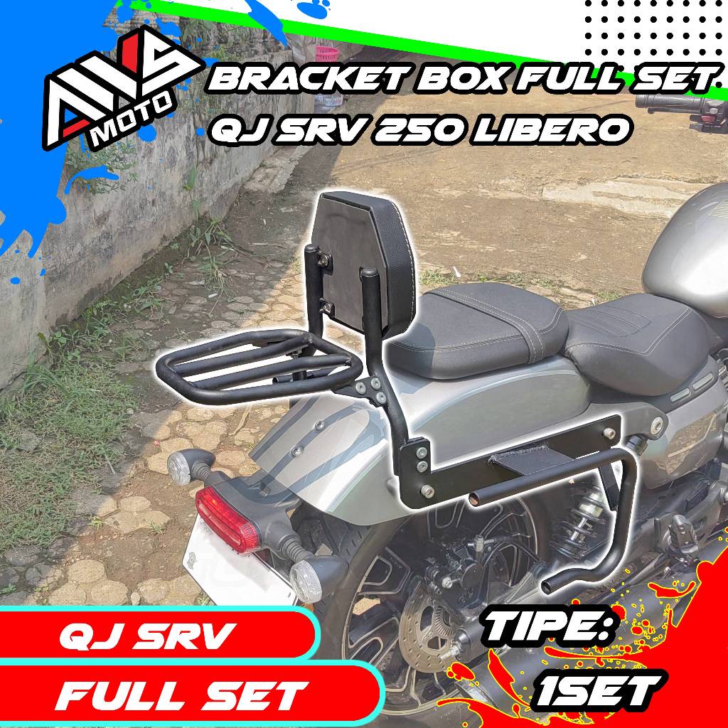 BRACKET BOX QJ SRV 250 LIBERO FULL SET, BRACKET BOX QJ LIBERO FULLSET