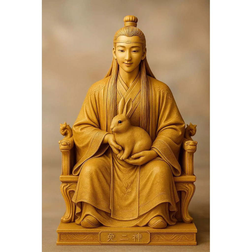 Patung Dewa Budha Kayu Jati.