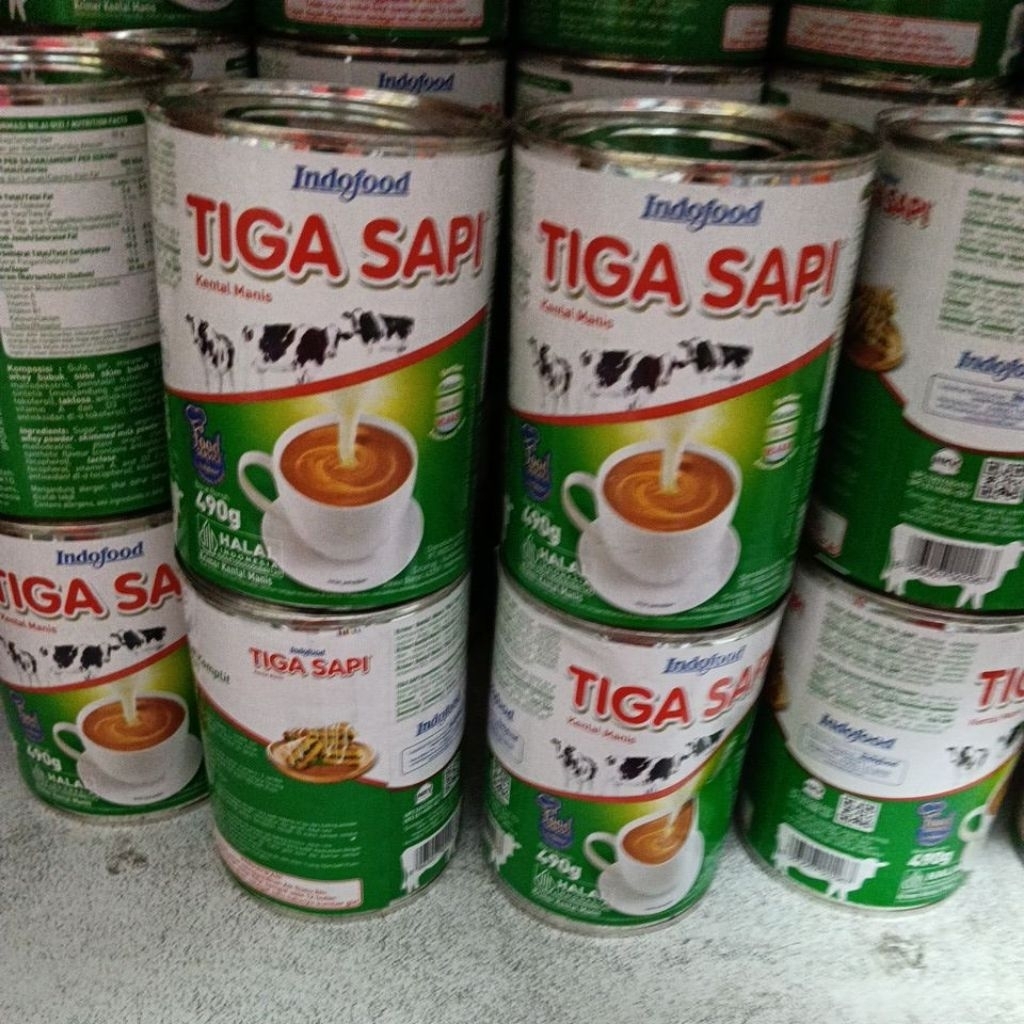 SKM tiga sapi 490g 1dus x48pcs
