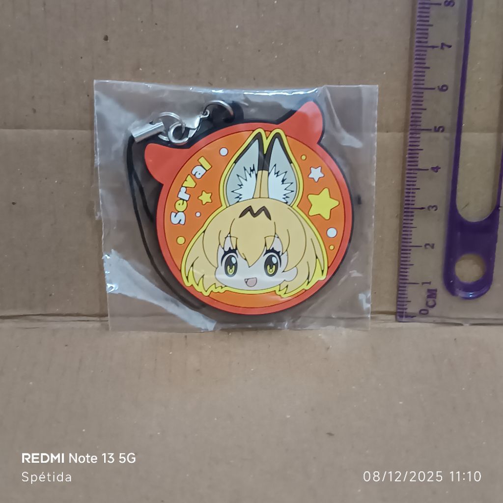 Kemono Friends Serval Rubber Keychain Strap Anime