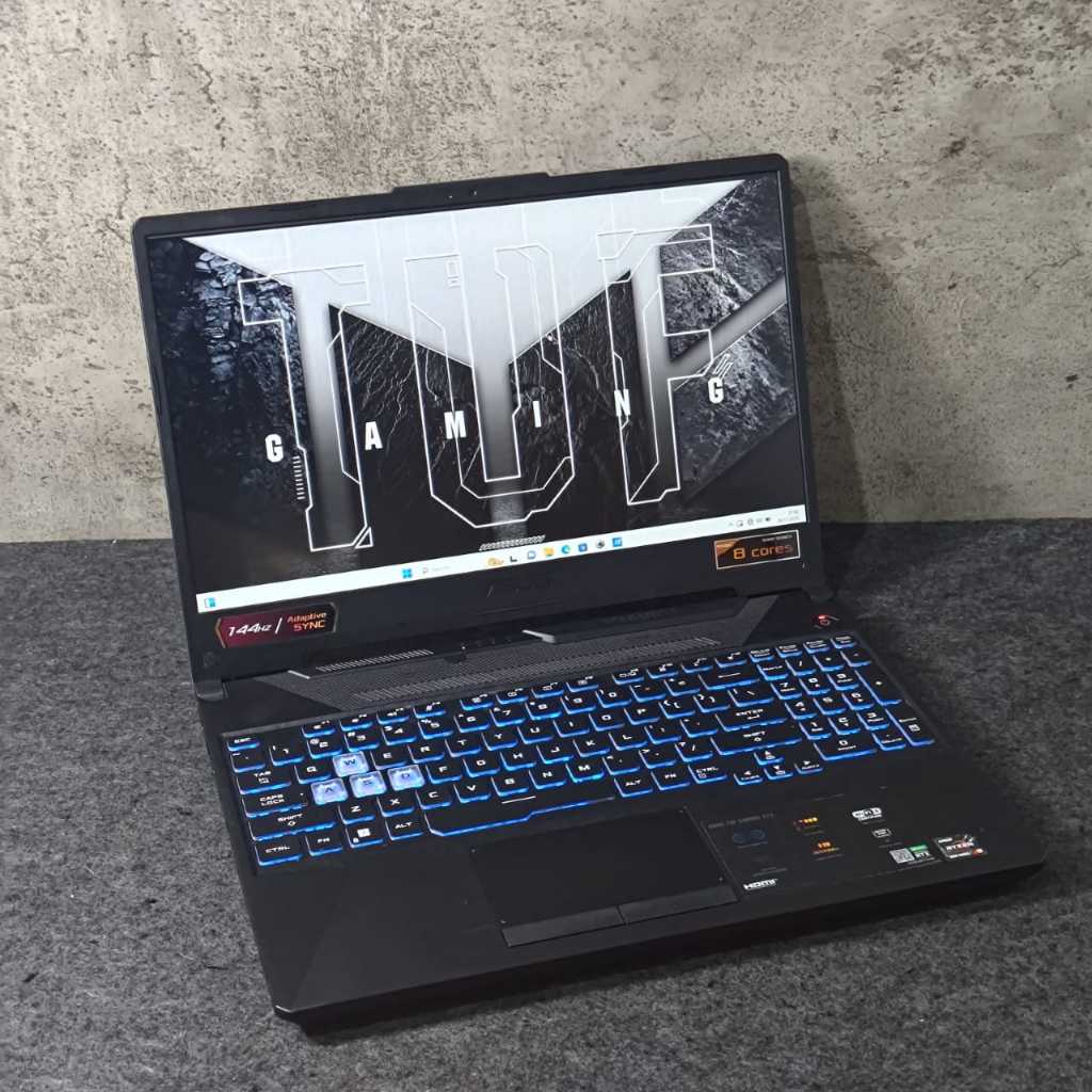 TUF Ryzen 9 RTX 3060 16GB / Laptop Asus Seri FA506QM / Ryzen 9 5900HX / 144hz / Gaming / F15 A15 / G