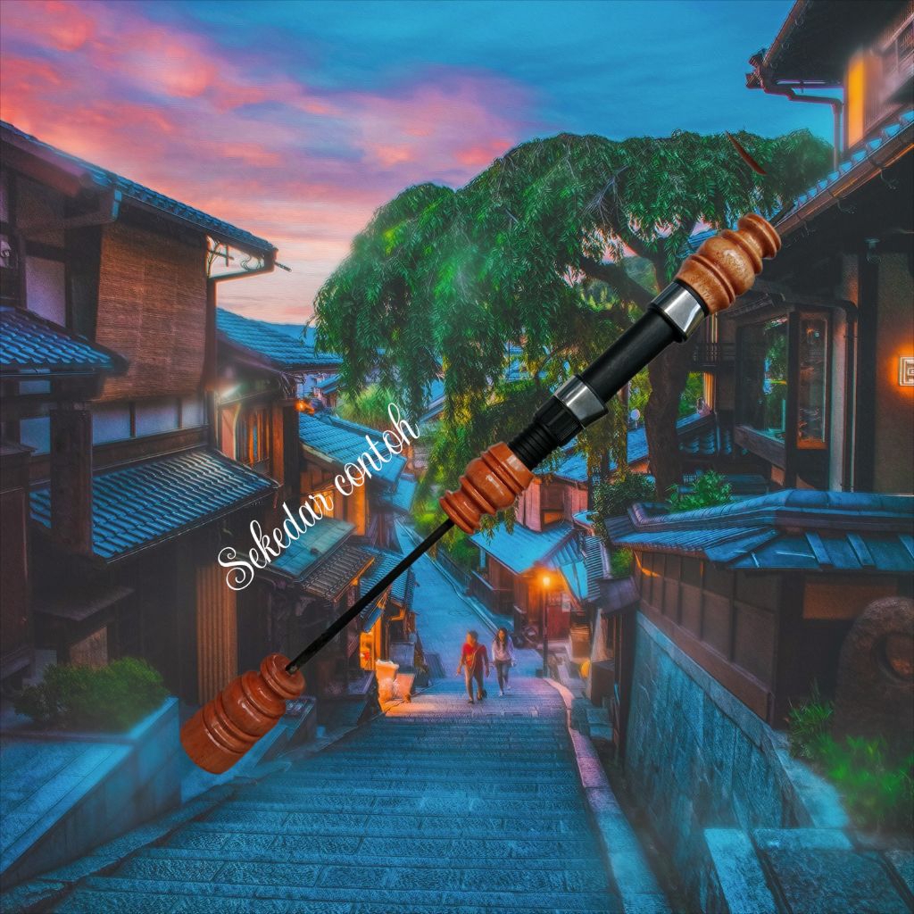 Gagang joran japan style ukiran bali