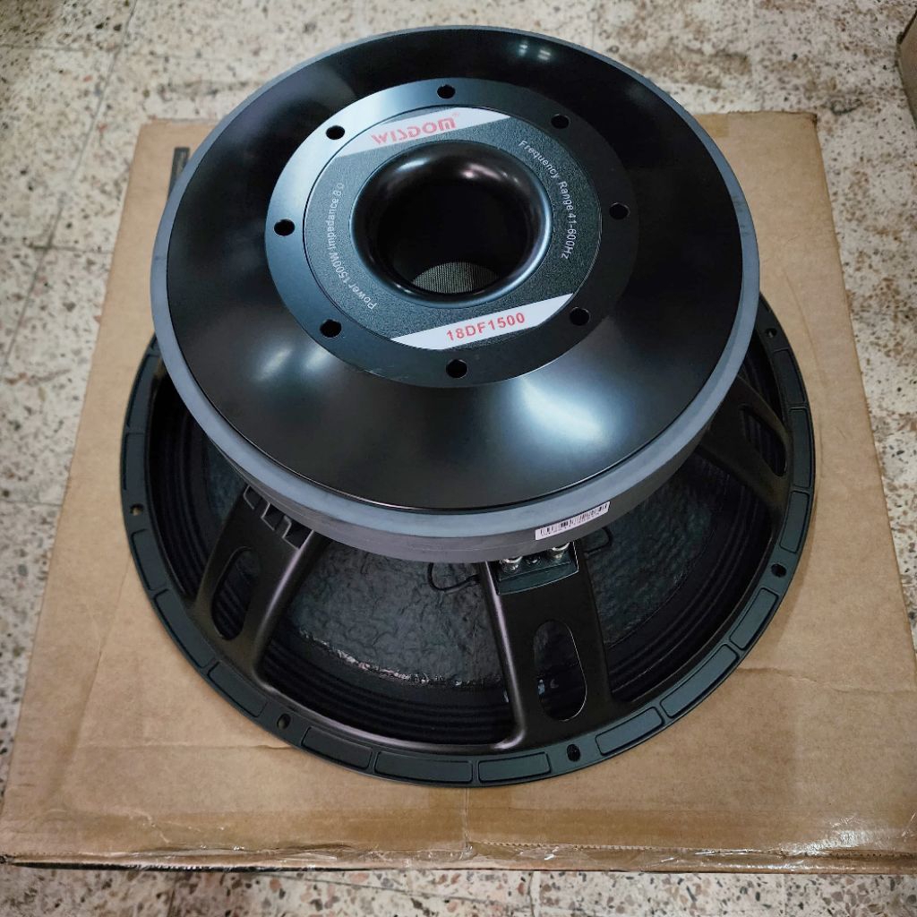 Speaker Wisdom 18DF1500 18 DF1500 Speaker Wisdom Double Magnet Origial 18 Inch