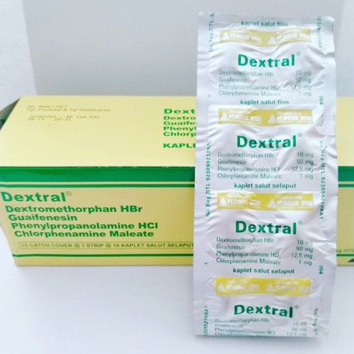 Dextral Tablet untuk batuk/pilek disertai alergi
