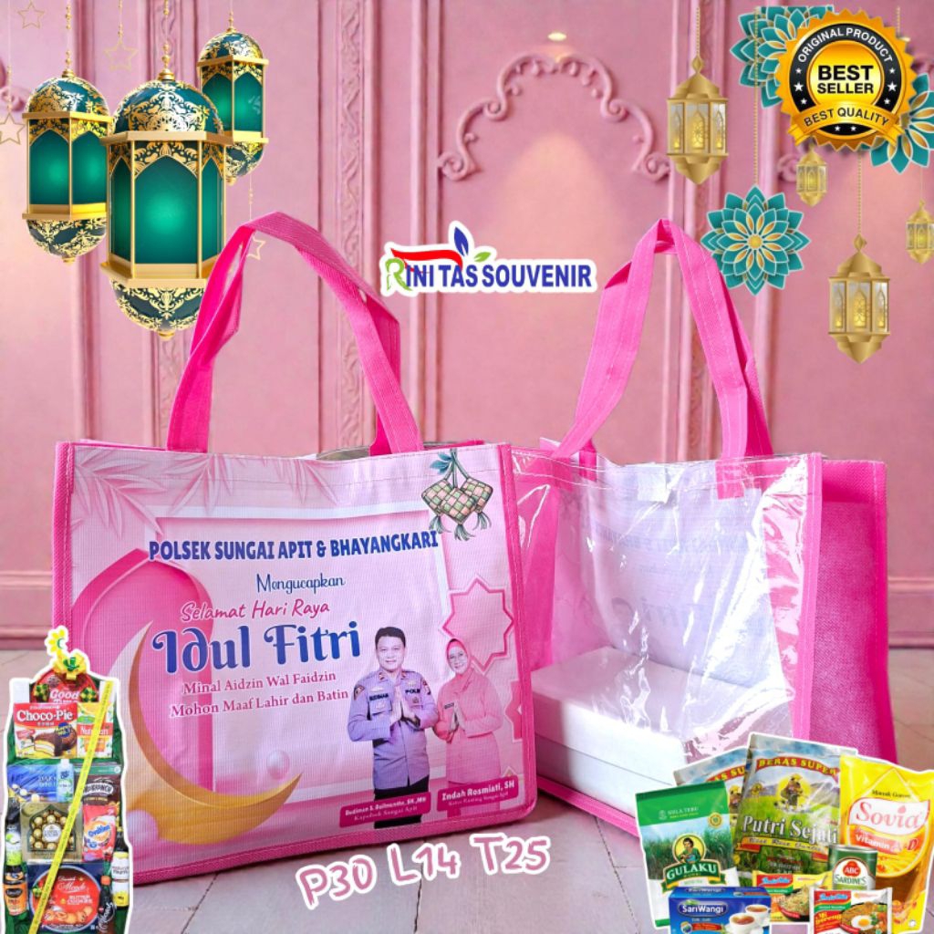 Tas Lebaran Idul Fitri - Tas Hampers Lebaran - Tas Sembako Idul Fitri