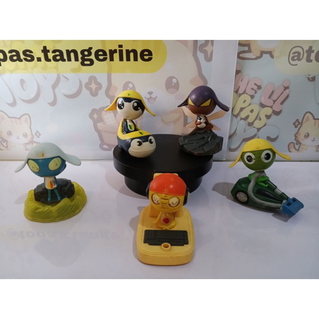 McD Happy Meal Keroro Gunso 2008 set of 5